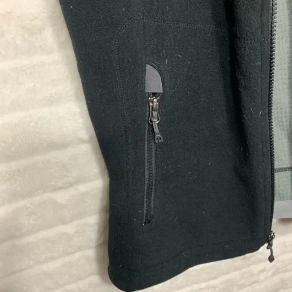 REI Black Zip Up Fleece Vest Large - Picture 3 of 7